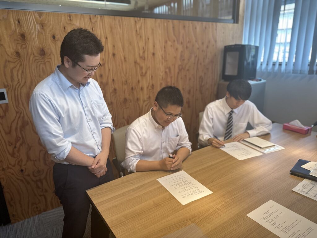 新入社員、来たる